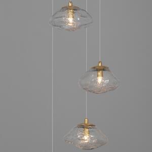 Skleněné závěsné světlo Nova Luce King 35 cm