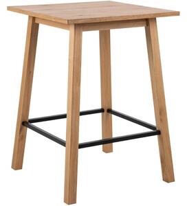 Scandi Přírodní dubový barový stůl Rachel 75 cm