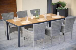 Zahradní jídelní set MILANO + 6x křeslo BALI PREMIUM