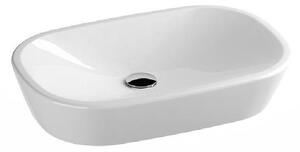 Ravak Ceramic - Umyvadlo na desku, 600x400 mm, bez přepadu, bílá XJX01160001