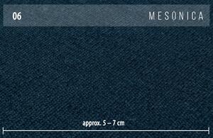 Tmavě modrá látková dvoumístná pohovka MESONICA Musso 173 cm