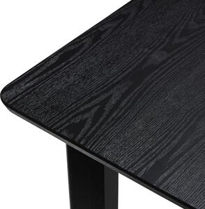 Černý dřevěný jídelní stůl Hübsch Dapper 195 x 95 cm