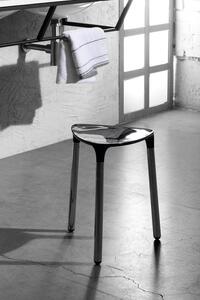 Gedy YANNIS koupelnová stolička 37x43, 5x32, 3cm, černá 217214