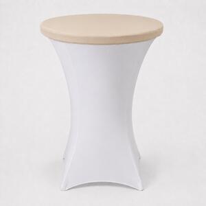 Strečový poklop na bistro stolek Ø80 cm – 12 barev barva Béžová (šampaň)