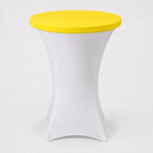Strečový poklop na bistro stolek Ø80 cm – 12 barev barva Žlutá
