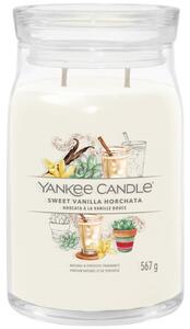 Velká vonná svíčka Yankee Candle Vanilla Horchata Singature