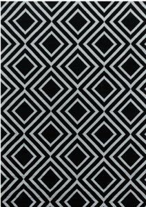 Kusový koberec Costa 3525 black - 80 x 150 cm