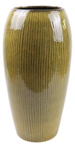 Provencelia keramický květináč Milano 61 x 31 cm Žlutá