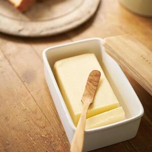 Bílá keramická dóza na máslo Yamazaki Tosca
