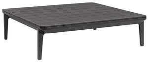 Černý hliníkový zahradní konferenční stolek Bizzotto Matrix 99 x 99 cm