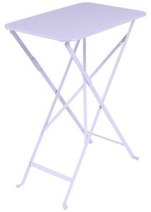 Fialový kovový skládací stůl Fermob Bistro 37 x 57 cm