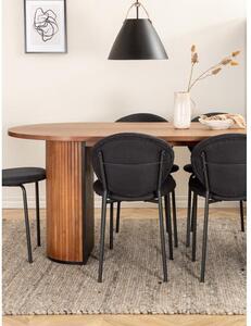 Oválný dřevěný jídelní stůl Bianca, 200 x 90 cm