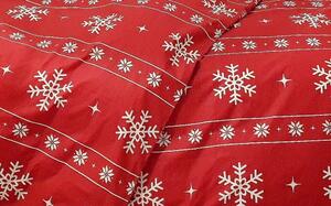 Metráž bavlna Vánoční červená