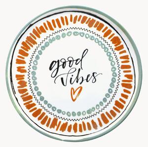 Sada kulatých talířů na pizzu Cinzia Good Vibes, 6 dílů