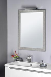 Sapho NIROX zrcadlo v rámu 600x800x28mm, dub stříbrný NX608-1111
