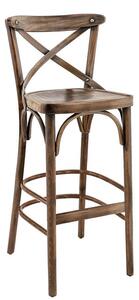 Form Wood Buková barová židle Shelby s patinou 76 cm