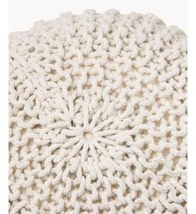 Ručně vyrobený pletený puf Dori