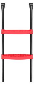 Aga Žebřík k trampolíně 305 - 430 cm Černý/Červený