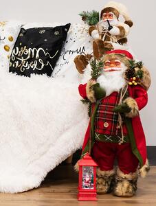 Tutumi, vánoční figurka Santa Clause 44 cm 301252, bílá-hnědá-zelená, CHR-08901