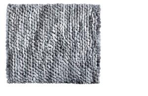 LineaDue PUNTO - Koupelnová předložka stříbrná šedá Rozměr: 50x60 cm