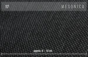 Tmavě šedá látková dvoumístná pohovka MESONICA Nesbo I 193 cm