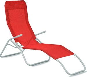 Aga Zahradní lehátko SIESTA Červené