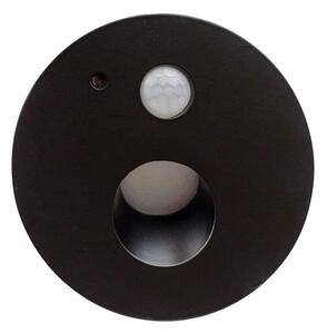 Arcchio - Neru Round LED Vestavěný Nástěnné Svítidlo s Sensor Black - Lampemesteren