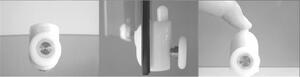 Mereo Sprchový set z Kory Lite, čtvrtkruh, 90 cm, bílý ALU, Grape a nízké SMC vaničky CK35121ZN
