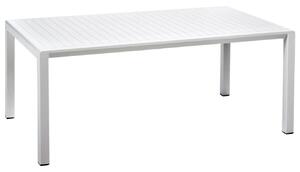 Nardi Bílý plastový zahradní konferenční stolek Aria 100 x 60 cm