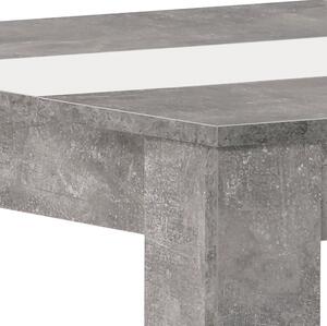 Jídelní stůl IGOR beton/bílý nebo černý střed
