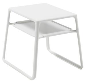 Nardi Bílý plastový zahradní odkládací stolek Pop 44 x 39 cm
