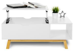 TUTUMI - Konferenční stolek bílý