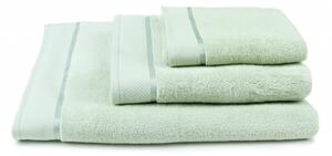  Jednobarevný froté ručník z extra jemné bavlny (mikrobavlny). Barva ručníku je pistáciová. Rozměr ručníku 50x100 cm. Plošná hmotnost 450 g/m2. Praní na 60°C