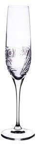 Onte Crystal Bohemia Crystal ručně broušené sklenice na šampaňské Kometa 200 ml 2KS