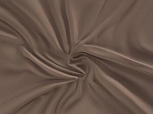 Kvalitex Saténové prostěradlo LUXURY COLLECTION 80x200cm tm hnědé / čokoládové Prostěradlo vhodné pro: výšku matrace do 15cm