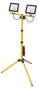 Emos lighting LED reflektor HOBBY SLIM, 2× 30W + trojnožka, žlutý, neutrální bílá, IP65 1531223120