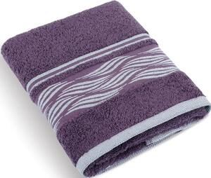 Froté ručník Vlnky 480 g/m2 - burgundy