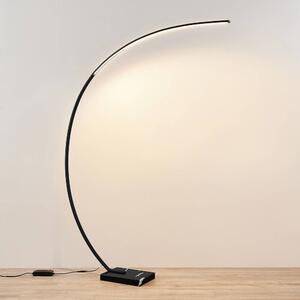Lindby - Kendra LED Stojací Lampa BlackLindby - Lampemesteren