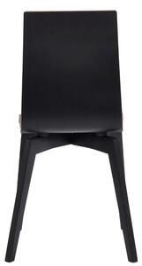 Černá jídelní židle ROWICO GRACY s černou podnoží