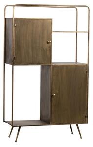 Hoorns Mosazný kovový regál Barlett 140 x 82 cm