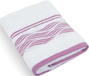 Froté ručník Vlnky 480 g/m2 - bílá