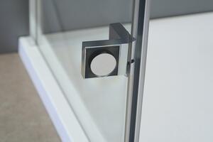 Polysan FORTIS LINE sprchové dveře do niky 1000mm, čiré sklo, pravé FL1410R