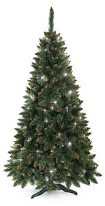 Vánoční stromeček Aga BOROVICE 150 cm Crystal zlatá
