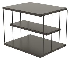 Přístavný stolek TLOS antracit/černá