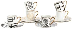 SADA ŠÁLKŮ porcelán (new bone china) keramika Novel - Kolekce nádobí