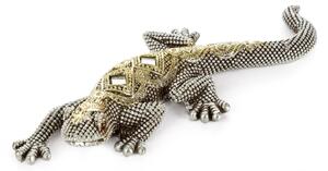 DEKORAČNÍ SOŠKA GATOS 20X8X3 CM STŘÍBRNÁ