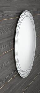 Sapho RINGO kulaté LED podsvícené zrcadlo se vzorem, průměr 80cm RN080