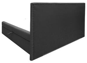 Postel s matrací LINETTE černá, 180x200 cm
