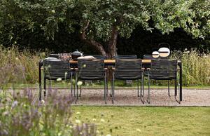 Černá plastová zahradní židle HOUE Click