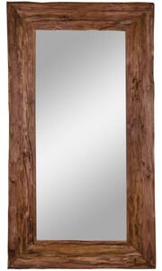 Nordic Living Masivní dřevěné závěsné zrcadlo Grane 101 x 180 cm